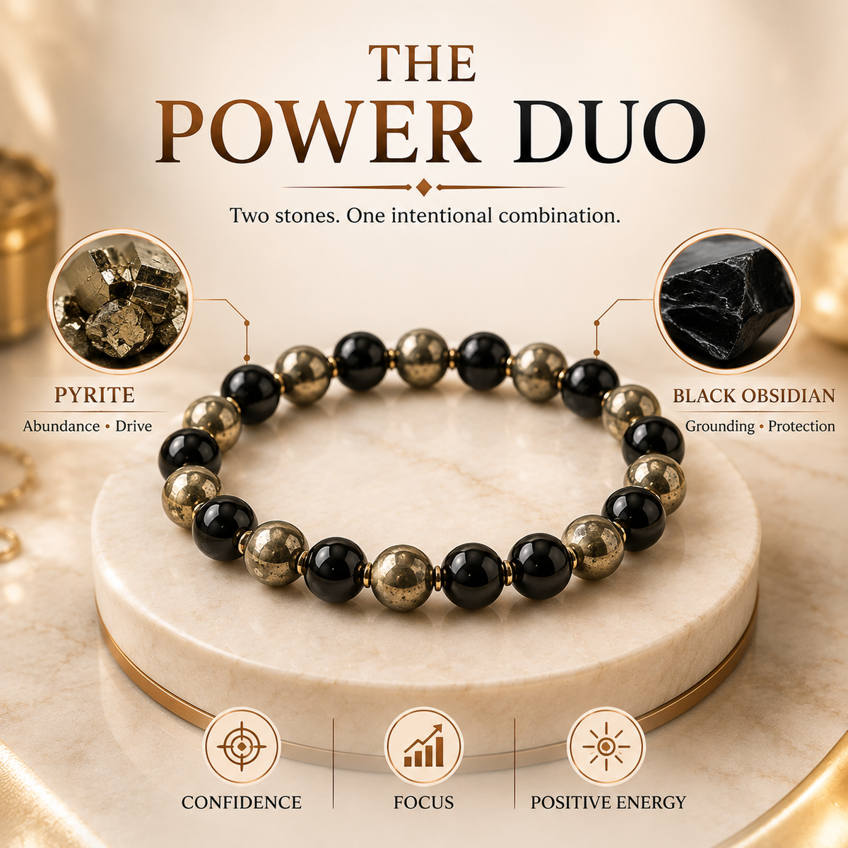 Richie Rich™ Pyrite Wealth Bracelet