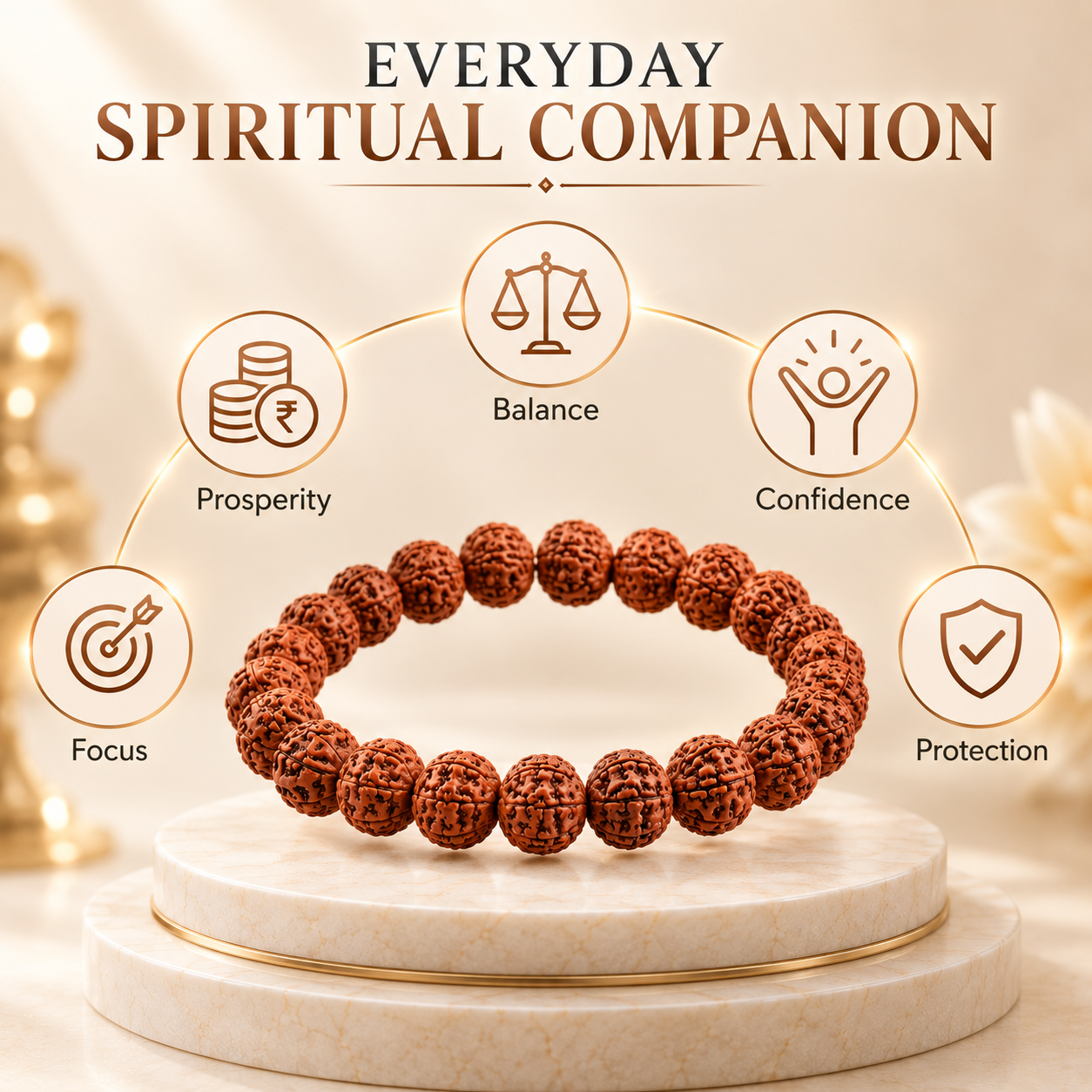 7 Mukhi Rudraksha Bracelet – Authentic Rudraksha for Balance & Prosperity