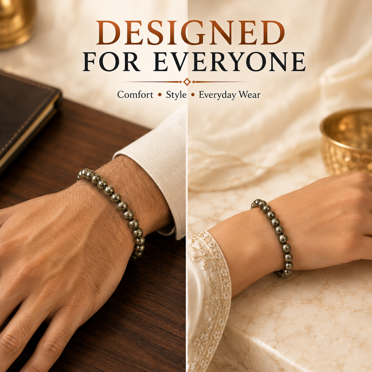 Natural Pyrite Bracelet