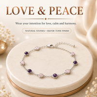 Love & Peace™ Crystal Bracelet