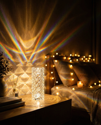 PrismGlow™ Crystal LED Mood Lamp