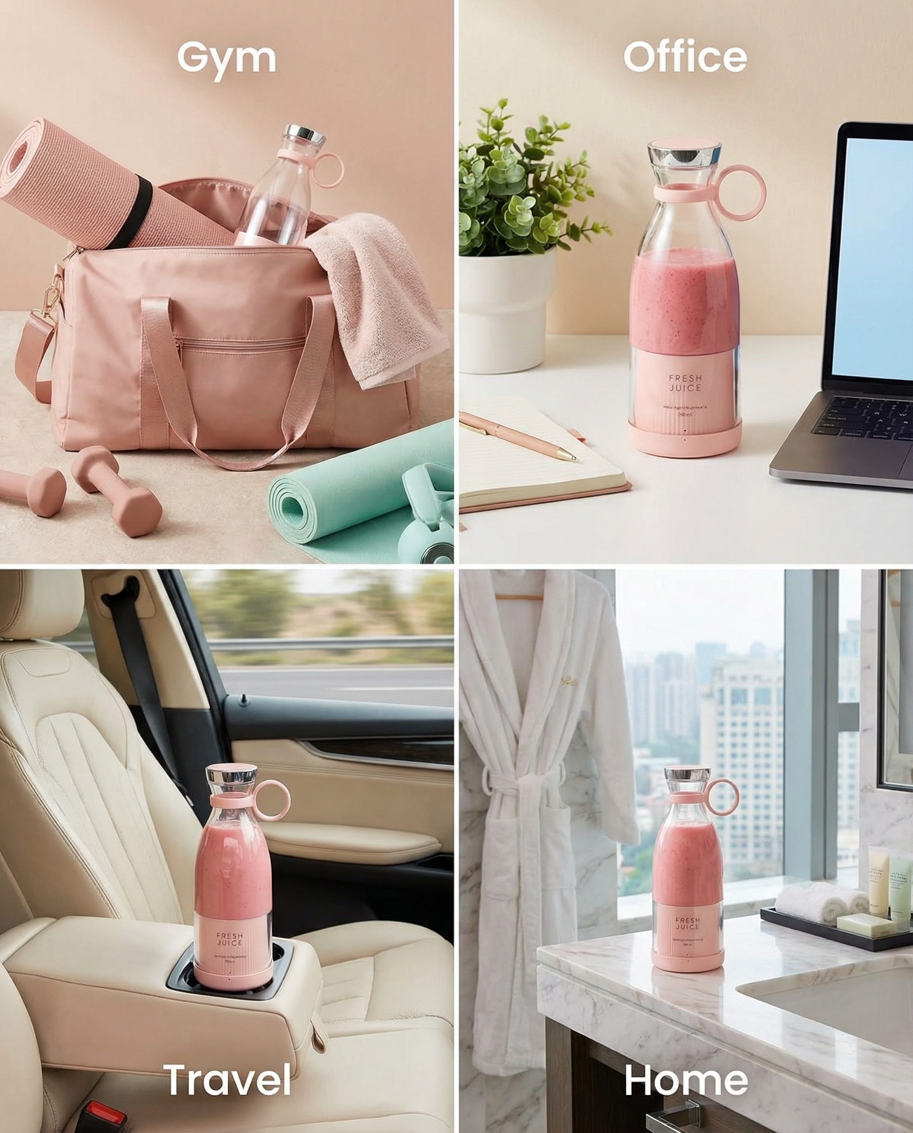 BlendGo™ Portable USB Juicer Bottle
