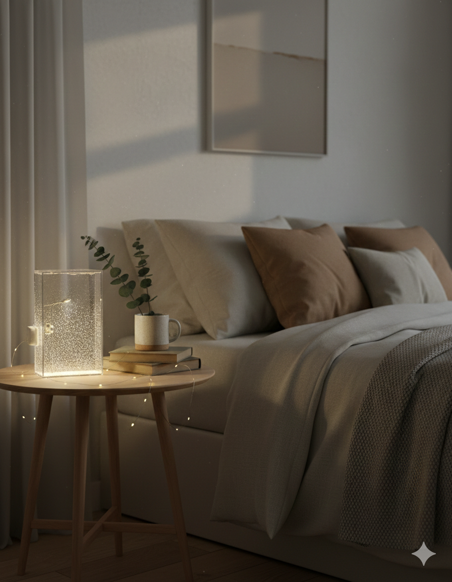 SnowGlow™ Falling Snow LED Mood Lamp