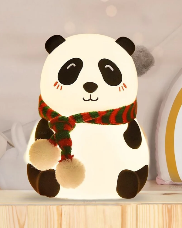 GlowPanda™ LED Night Light – Soft Touch Bedside Lamp