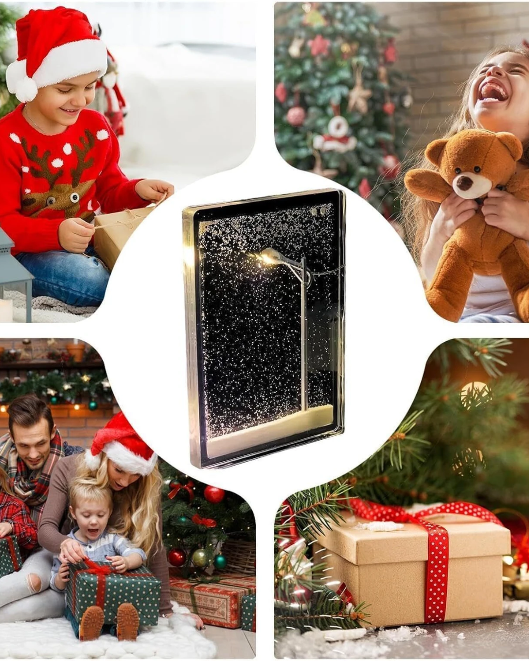 SnowGlow™ Falling Snow LED Mood Lamp