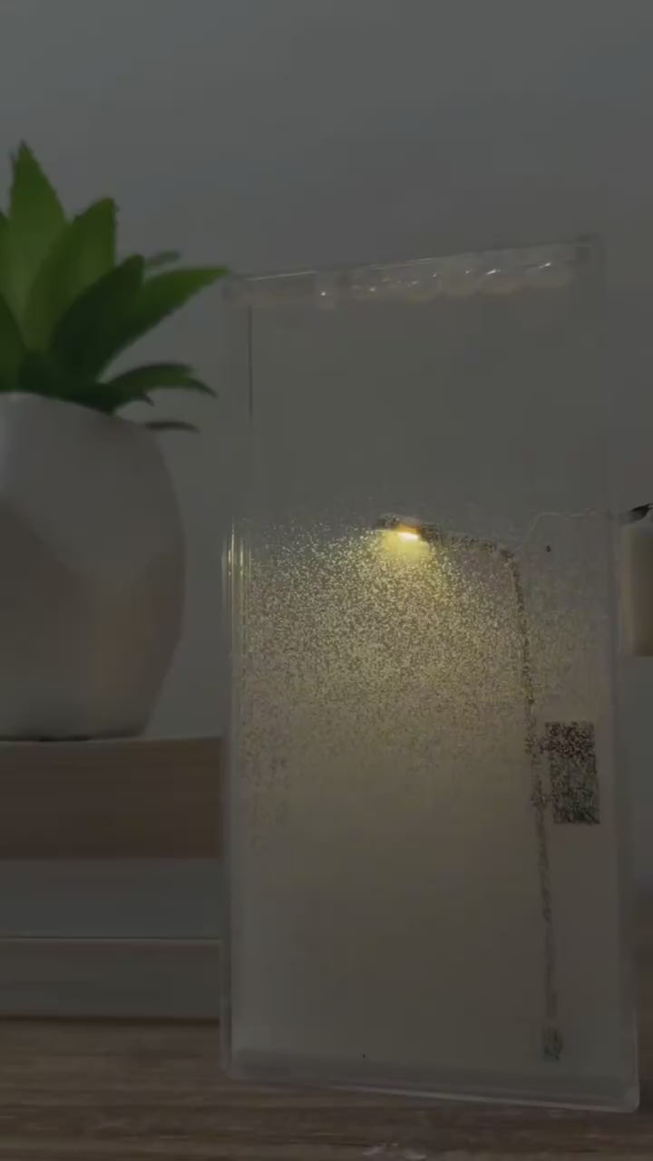 SnowGlow™ Falling Snow LED Mood Lamp