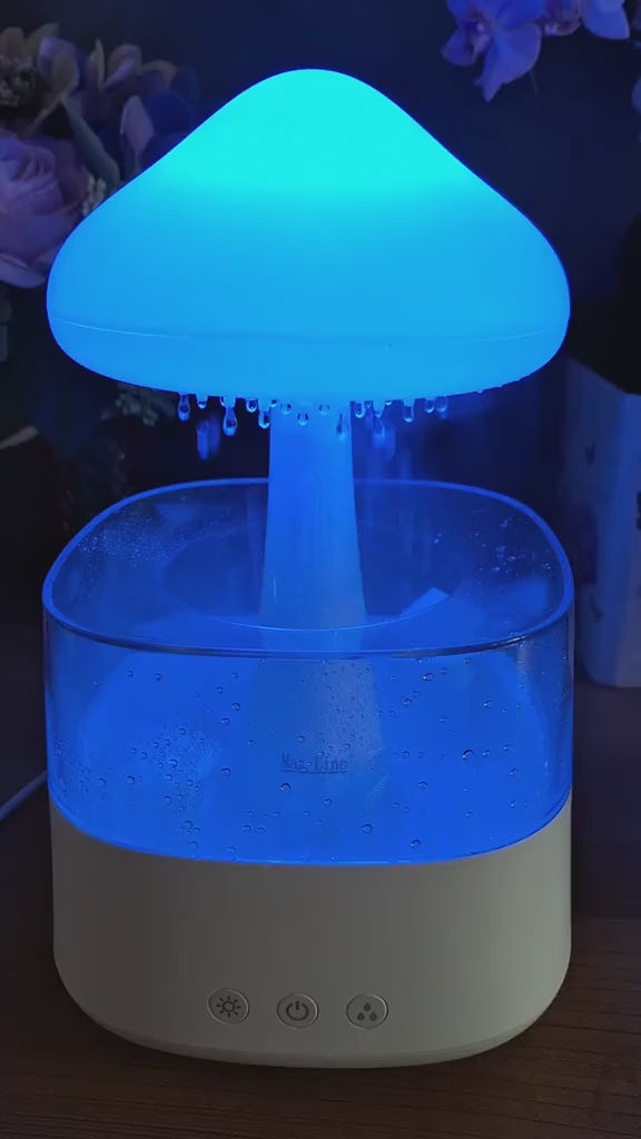 RainGlow™ Rain Cloud Humidifier & LED Mood Lamp