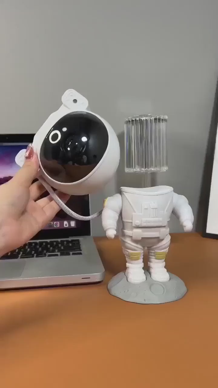 AstroGlow™ Astronaut Galaxy Projector & LED Mood Lamp
