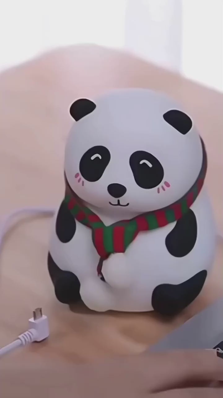GlowPanda™ LED Night Light – Soft Touch Bedside Lamp
