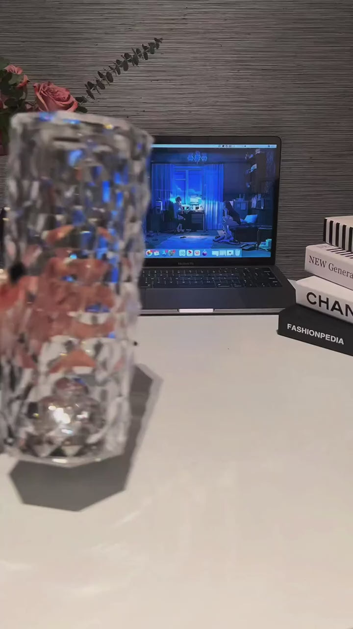 PrismGlow™ Crystal LED Mood Lamp